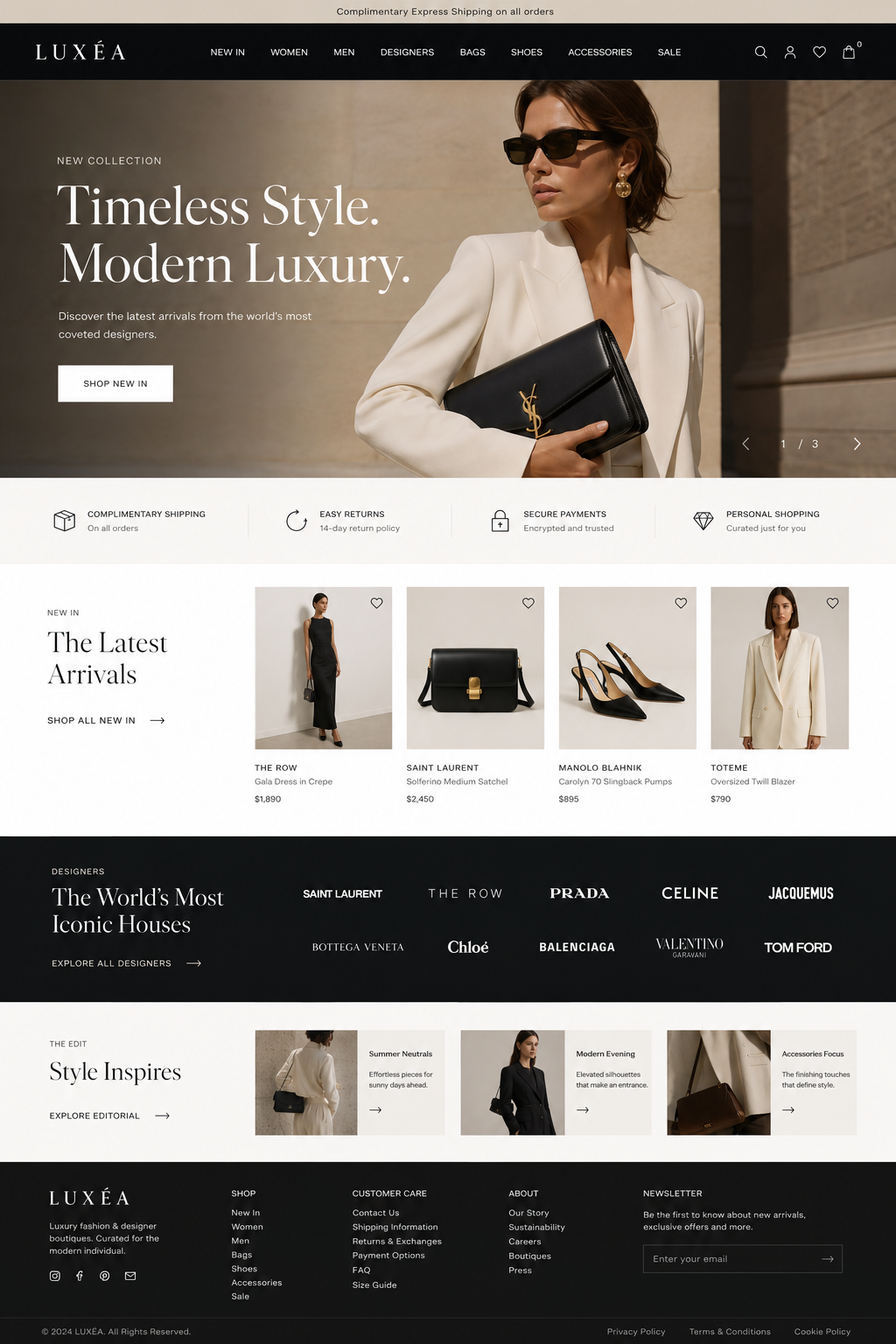 Luxury Fashion & Designer Boutique Website - Image 4